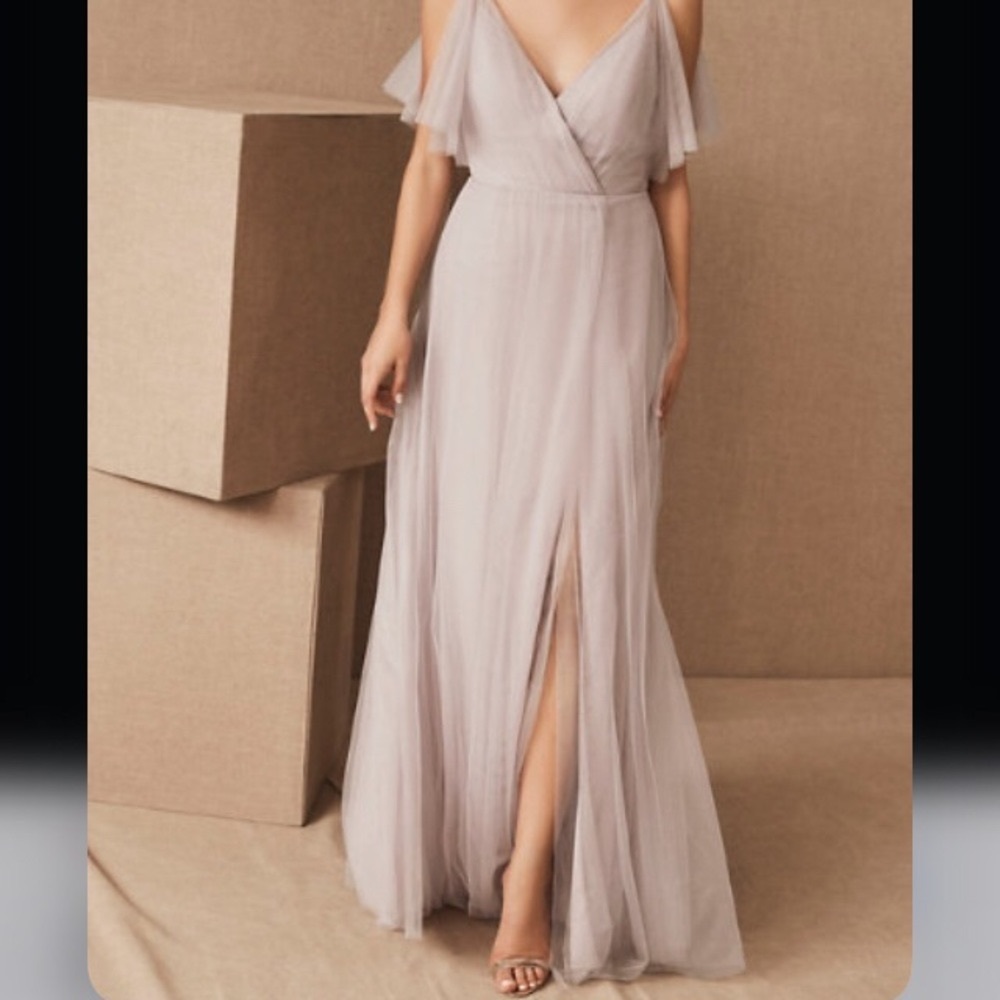Soft Tulle Jenny Yoo Aeryn Whisper Blue Bridesmaid Dress | BHLDN